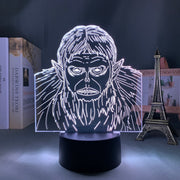 Anime Led Light Attack on Titan Beast Titan for Bedroom Decor Night Light Kid Birthday Gift Manga Shingeki No Kyojin 3d Lamp