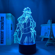 Black Butler Grell Sutcliff Led Night Light for Bedroom Decor Gift Nightlight Anime Table 3d Lamp Grell Sutcliff Black Butler