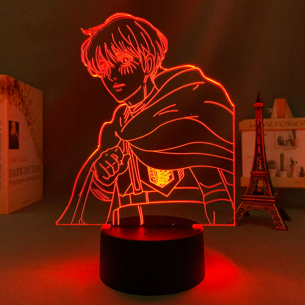 Anime Lamp Attack on Titan 4 Armin Arlert Figure for Bedroom Decor Night Light Kids Birthday Gift Shingeki No Kyojin 3d Light