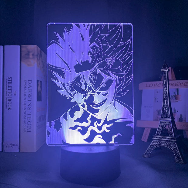 3d Lamp Anime Black Clover Asta Light for Kids Bedroom Decor Night Light Birthday Gift Manga Gadget Black Clover Asta Lamp