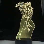 Bleach Yoruichi Shihouin for Home Decoration Nightlight Cool Birthday Gift Acrylic Led Night Lamp Yoruichi Bleach 3d Light Anime