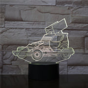 Heavy Truck Car 3D Acrylic Night Light USB Sleep Light Fixture 3AA Battery Power Table Lamp Bedroom Decor Kids BirthdayGift 1970