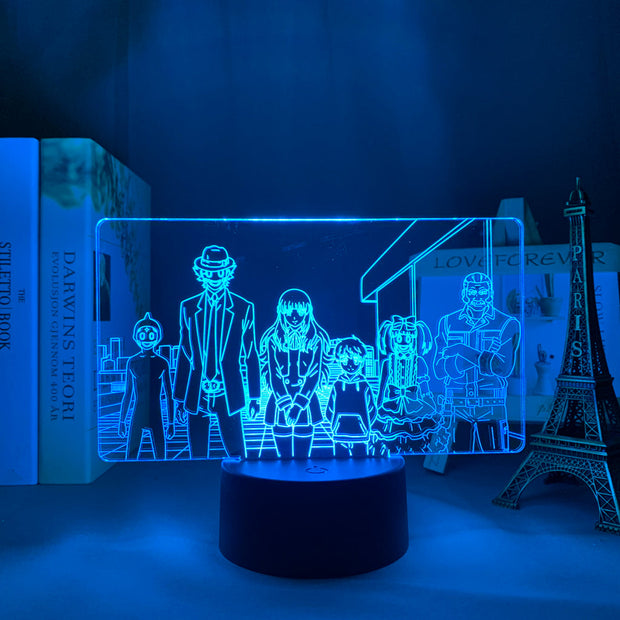 High Rise Invasion Anime Figure 3D Night Lamp Home Decor Children's Festival Birthday gifts USB link Charging