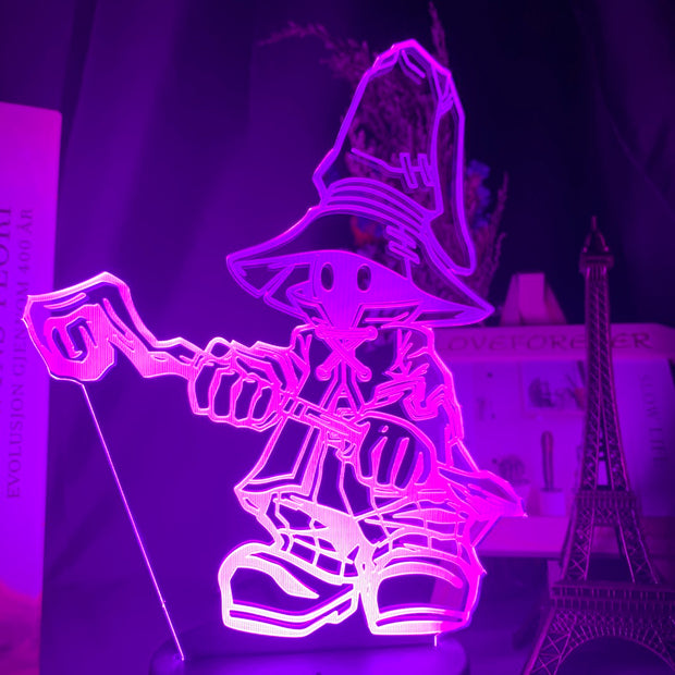 Final Fantasy Vivi Ornitier Figure Kids Night Light Led Color Changing Bedroom Decorative Light Cool Gift for Kids Bedside Lamp