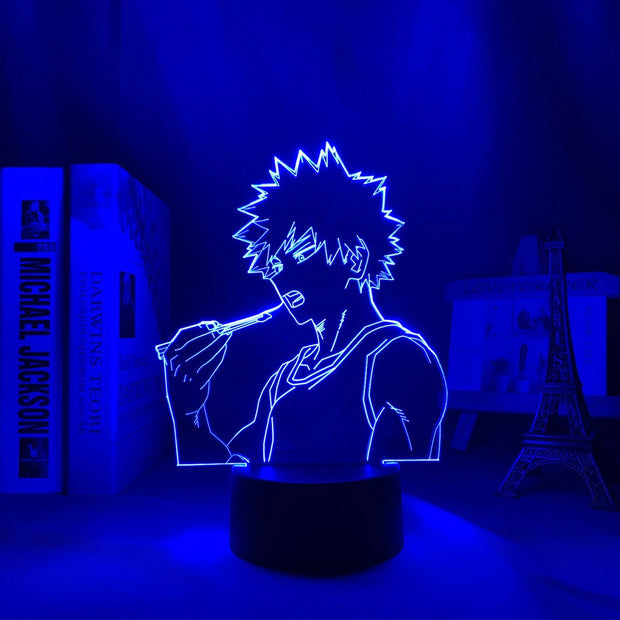 3d Led Night Lamp Bakugo My Hero Academia for Room Decor Birthday Gift Manga Gadget My Hero Academia Katsuki Bakugo Light Anime