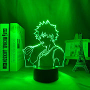 3d Led Night Lamp Bakugo My Hero Academia for Room Decor Birthday Gift Manga Gadget My Hero Academia Katsuki Bakugo Light Anime
