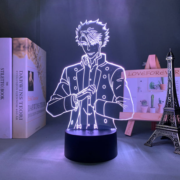 3D LED Lamp Anime Figure  Bedroom Desk Decoration Small Night Light for Children's Festival Birthday Gifts Moriarty The Patriot Sebastian Moran