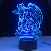 How to Train Your Dragon 2 Anime 3D Small Night Light Home Bedroom Table Decoration for   Children's Festival Birthday Gifts LED Lamp