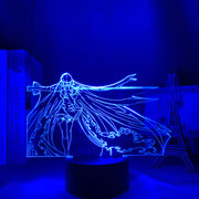 Acrylic Led Night Light Lamp Anime Akame Ga Kill for Bedroom Deco Light Manga Birthday Gift Akame Ga Kill Anime 3d Light Esdeath