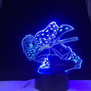 Demon Slayer Agatsuma Zenitsu Figure for Kids Child Bedroom Decor Cool Kimetsu No Yaiba Lamp Acrylic Led Night Light AnimeGift