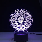 Artistic Modeling Abstract 3d Lamp 7 Color Led Night Lamps For Kids Touch Led Usb Table Lampara Lampe Baby Sleeping Nightlight