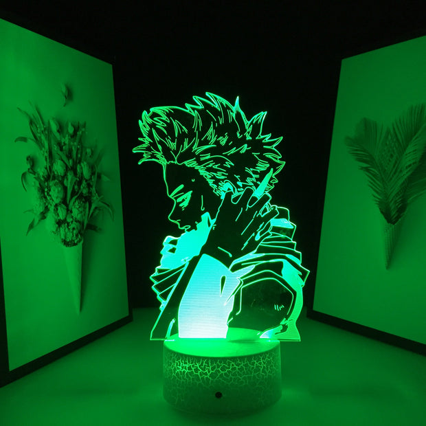 Anime 3D LED Night Light My Hero Academia Hitoshi Shinso Lamp for Bedroom Decor Birthday Gift Light Manga Gadget Table Lamp