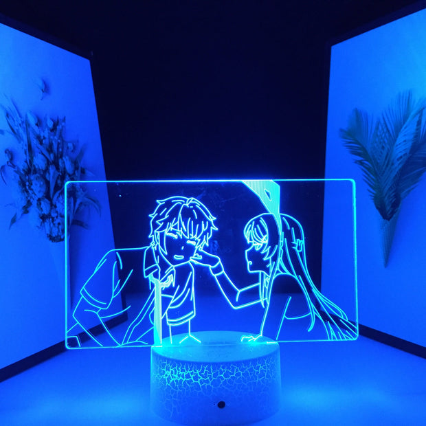 3D LED Lamp Anime Figure Sakurajima Mai Nightlight for Kids Bedroom Decor Birthday Gift Night Light Bunny Girl Manga Light