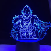 Anime Lamp Satoru Gojo Team Light Jujutsu Kaisen Led Night Light for Birthday Gift Jujutsu Kaisen Group Satoru Gojo Lamp