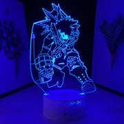 3D LED Lamp Anime My Hero Academia Katsuki Bakugo Lamp for Birthday Gift Bedroom Decoration Manga Bakugo Night Light