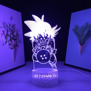 Acrylic 3D LED Lamp Anime Figure Neon Lights Atmosphere Lamp for Child USB Link Charging Color Change With Remote Control