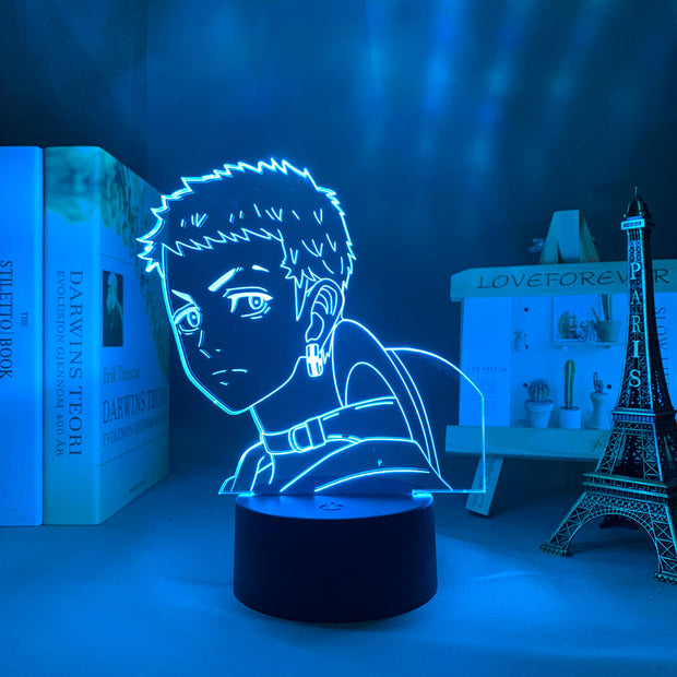 3D LED Lamp Anime Figure High Bedroom Desk Decoration Small Night Light for Children's Festival Birthday Gifts Tokyo Revengers Mitsuya Neon Lights With Remot