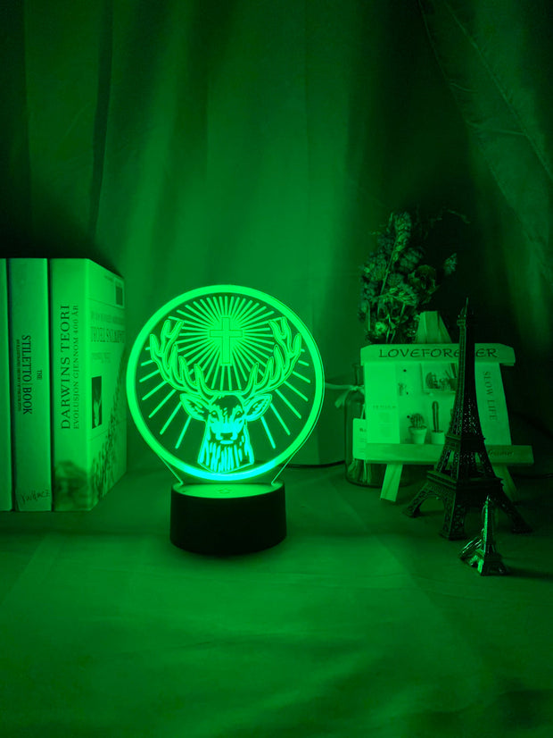 Led Night Light Lamp Jagermeister 16 Colors Changing Touch Sensor Usb and Battery Powered Nightlight for Bar Table Lamp