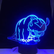 Avatar The Last Airbender Nightlight The Legend of Aang Appa Figure Acrylic 3d Lamp Table Night Light for Kids Child Room Decor