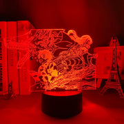 Anime Figure 3D Night light  Kimetsu No Yaiba Tanjiro X Nezuko Multiple Color Changes With Remote Control Children's Festival Birthday gifts