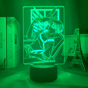 Acrylic 3d Lamp Levi Ackerman Anime Attack on Titan for Home Room Decor Light Child Gift Captain Levi Ackerman LED Night Light