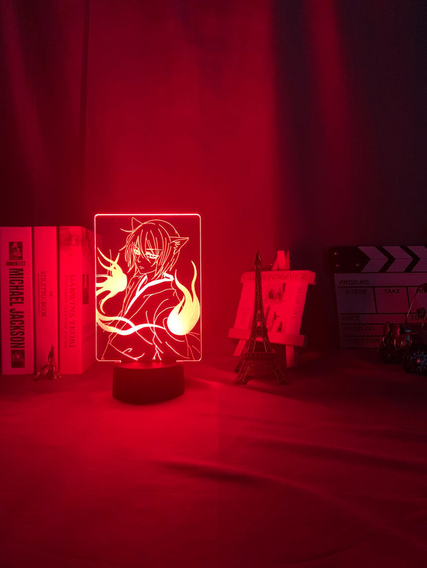 Led Night Light Anime Kamisama Kiss Tomoe Lamp for Home Decoration Nightlight Acrylic 3d Lamp Anime Kamisama Love Tomoe Light