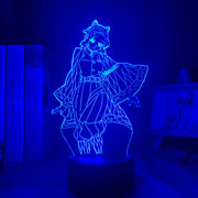 Anime Figure 3D Night Lamp Kimetsu No Yaiba Shinobu Kocho Home Decor Children's Festival Birthday gifts USB link Charging