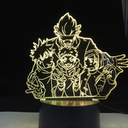 Anime Lamp Satoru Gojo Team Light Jujutsu Kaisen Led Night Light for Birthday Gift Jujutsu Kaisen Group Satoru Gojo Lamp