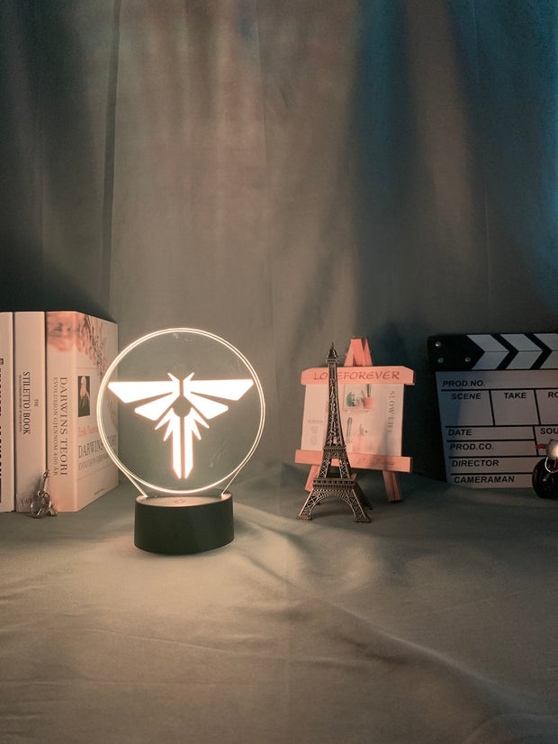 Acrylic Light Sign Game The Last of Us 2 Colorful Led Night Light for Bedroom Game Room Decor Usb Battery Powered Desk Lamp