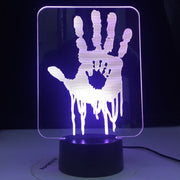 Death Stranding Hand Prints Video Game Led Night Light for Kids Room Decor Cool Gift for Child Gamer Nightlight Usb 3D Desk Lamp