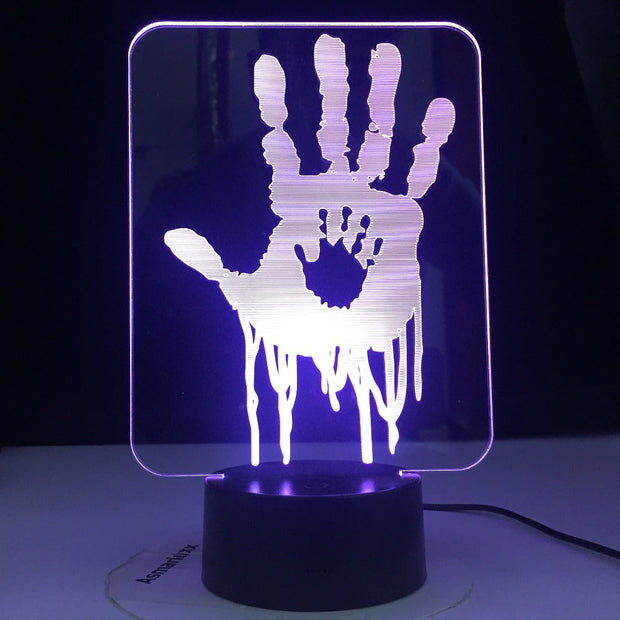 Death Stranding Hand Prints Video Game Led Night Light for Kids Room Decor Cool Gift for Child Gamer Nightlight Usb 3D Desk Lamp