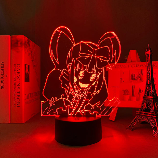 3D LED Lamp Anime Figure  High Rise Invasion Enis Bedroom Desk Decoration Small Night Light for Children's Festival Birthday Gifts Neon Lights With Remote