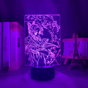 Anime Figure Kimetsu No Yaiba Shinobu Kocho 3D Lamp forHome Decor Children's Festival Birthday gifts
