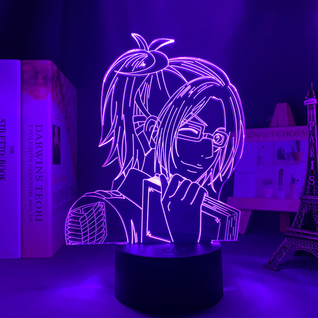Anime 3d Light Attack on Titan Hange Zoe Lamp for Home Decor Birthday Gift Manga Attack on Titan LED Night Lamp Hange Zoe