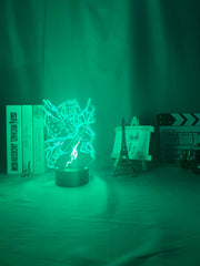 Kimetsu No Yaiba Led Night Light Anime Demon Slayer Lamp for Bedroom Decor Light Kids Child Birthday Gift Agatsuma Zenitsu Light