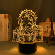 3D LED Lamp Anime  Demon Slayer Tanjiro Kamado Small Night Light for Kids  Home Bedroom Desk Decoration USB Charging