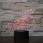 Heavy Truck Car 3D Acrylic Night Light USB Sleep Light Fixture 3AA Battery Power Table Lamp Bedroom Decor Kids BirthdayGift 1970