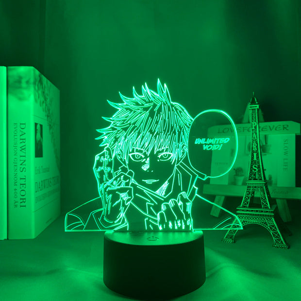 Anime Lamp Jujutsu Kaisen Satoru Gojo Led Night Light for Bedroom Decor Birthday Gift Satoru Gojo Light Jujutsu Kaisen Prize
