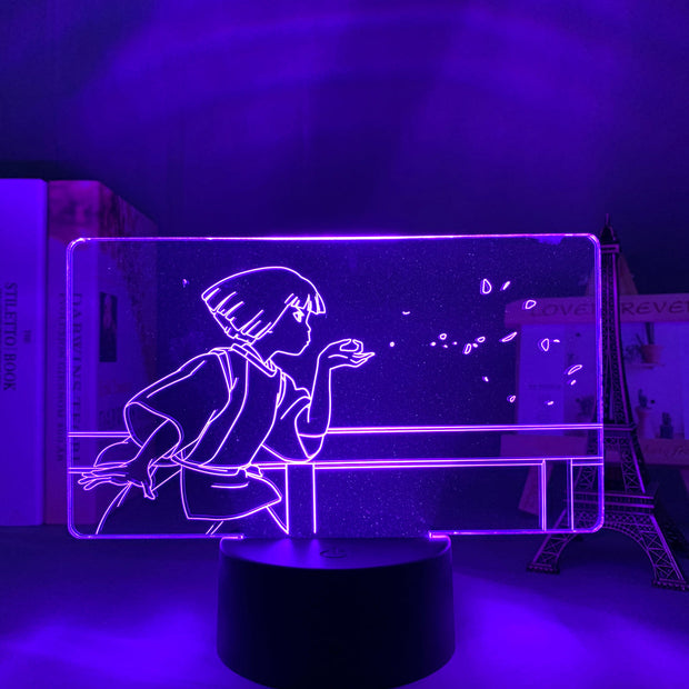 Spirited Away Led Light for Child Bedroom Decoration Night Light Birthday Gift Room Desk Acrylic 3d Lamp Spirited Away