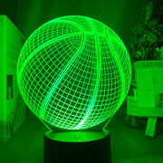 3d Illusion Night Lamp Basketball Ball Hologram Acrylic Nightlight for Room Decor Unique Gift for Student Bedroom Night Light