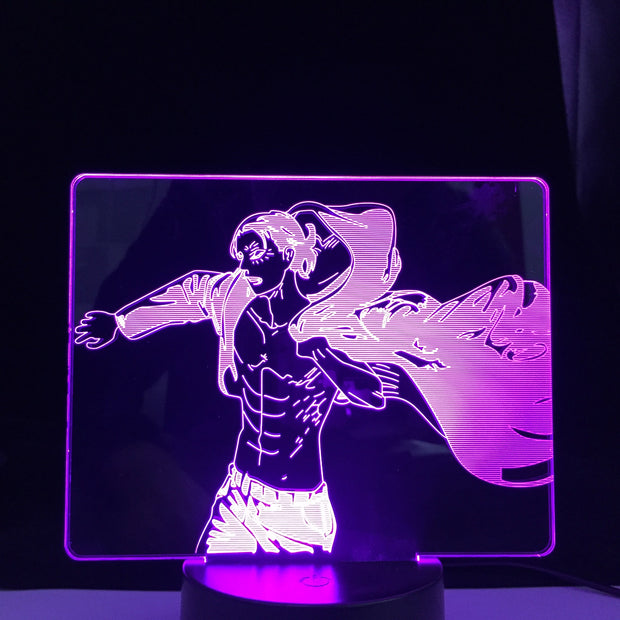Attack on Titan Table Lamp for Bedroom Decor Birthday Gift Manga Attack on Titan Anime 3d Light LED Night Light Lamp Dropship 1 order