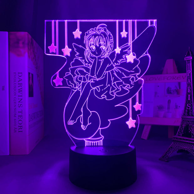 3d Led Light Anime Cardcaptor Sakura for Bedroom Decor Night Light Kids Brithday Gift Manga Room Table 3d Lamp Cardcaptor Sakura
