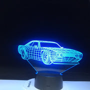 3D LED Car Shape Night Lights Colors Changing Visual Vehicle Luminaria Table Lamp Sleeping Lighting Home Decor Dropship Gift1461