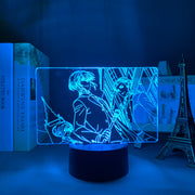 3D LED Lamp Anime Figure Manga Moriarty The Patriot Led Bedroom Desk Decoration Small Night Light for Children's Festival Birthday Gifts