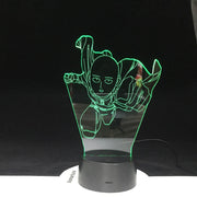 One Pouch Man Decoration Cartoon RGB Touch Sensor Children Kids Gadget Gift 3D Night Light LED USB Decor Dropshipping 1930