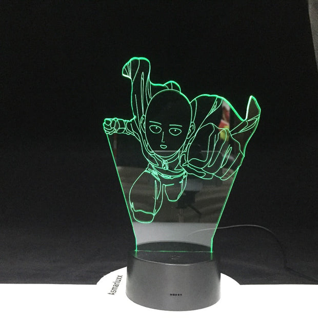 One Pouch Man Decoration Cartoon RGB Touch Sensor Children Kids Gadget Gift 3D Night Light LED USB Decor Dropshipping 1930