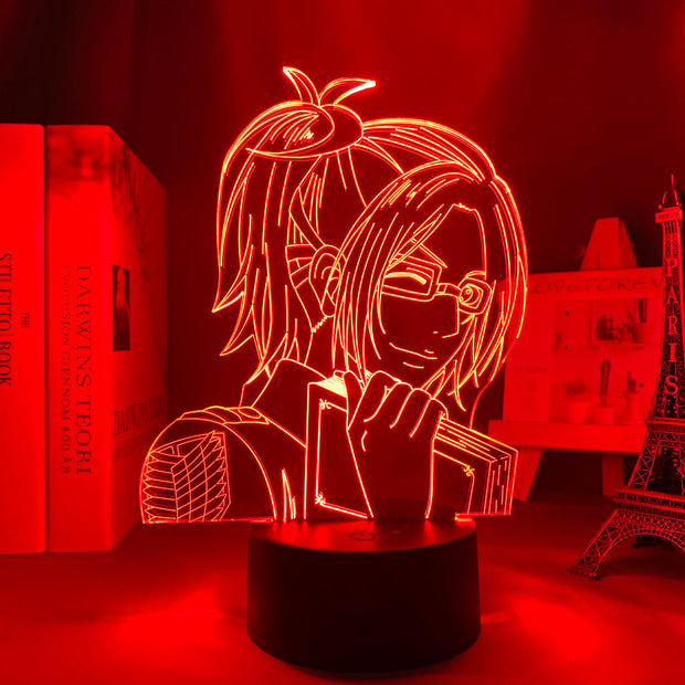 Anime 3d Light Attack on Titan Hange Zoe Lamp for Home Decor Birthday Gift Manga Attack on Titan LED Night Lamp Hange Zoe