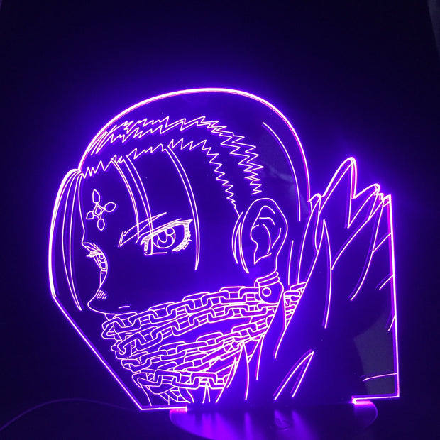 Anime Hunter X Hunter Kulolo Acrylic 3d Lamp for Bedroom Decor Nightlight Birthday Decor Colorful Novelty Lighting Dropshipping