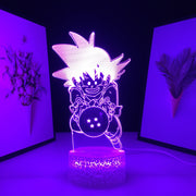 Acrylic 3D LED Lamp Anime Figure Neon Lights Atmosphere Lamp for Child USB Link Charging Color Change With Remote Control