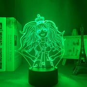 Danganronpa Led Night Light Junko Enoshima Lamp for Room Decor Kids Child Gift Danganronpa Acrylic Table 3d Lamp Junko Enoshima